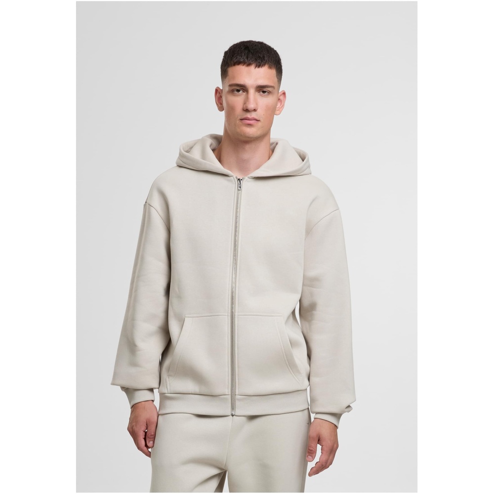 Urban Classics - Fluffy Zip hoodie - Grey